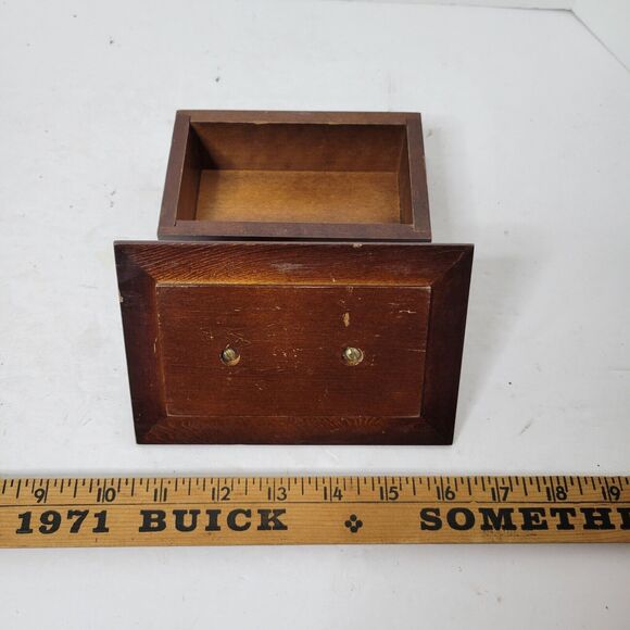 Vintage Brass and Wood Hand Crafted Box Made in Taiwan Rosential Netter - Picture 14 of 16